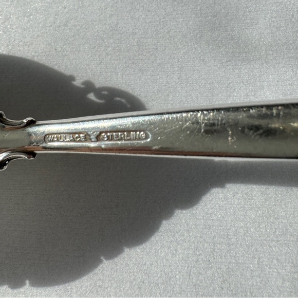 Wallace Grande Baroque Sterling Silver Salad / Serving Spoon 9 1/4" - Picture 7 of 7